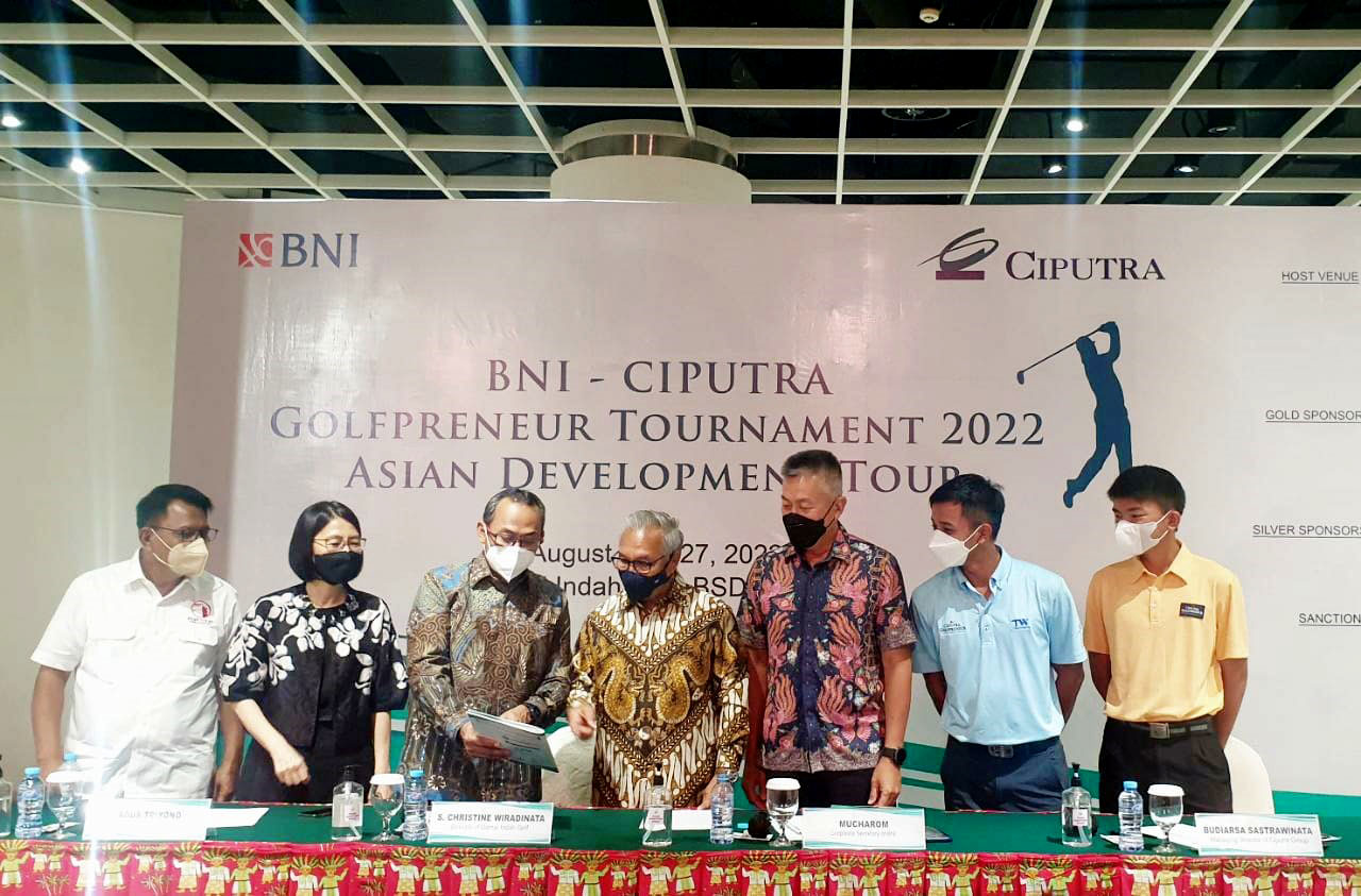 Gandeng BNI Sebagai Title Sponsor,  Ciputra Golfpreneur Tournament 2022 akan Memperebutkan Total Hadiah US$ 110 Ribu